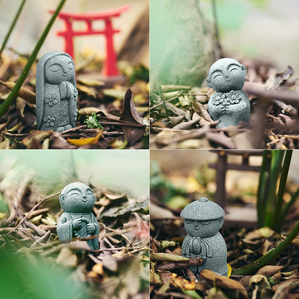 Amazon.co.jp: お地蔵さん 癒し 可愛い 小型 置物 祈り お地蔵様